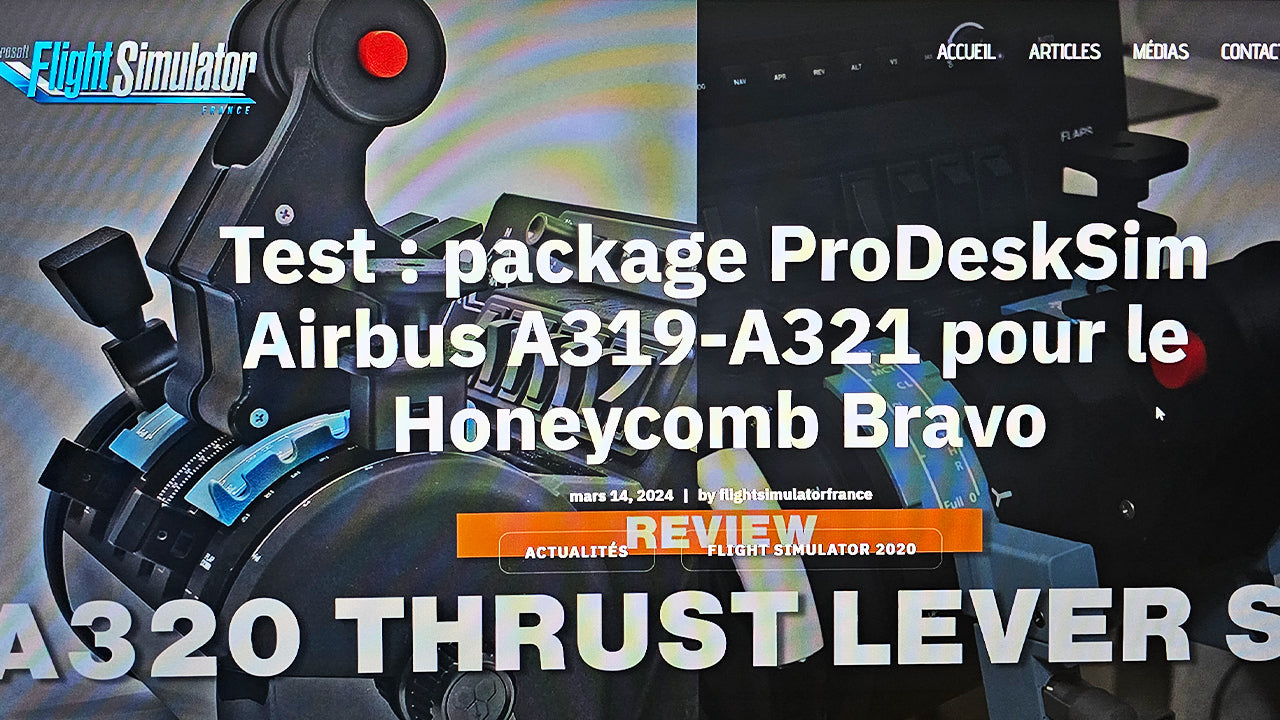 Airbus A319-A321 pour le Honeycomb Bravo