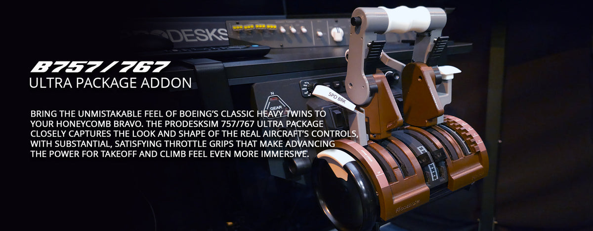BlueBird Boeing 757 Releases October 23 – ProDeskSim B757 Ultra Throttle Already Available