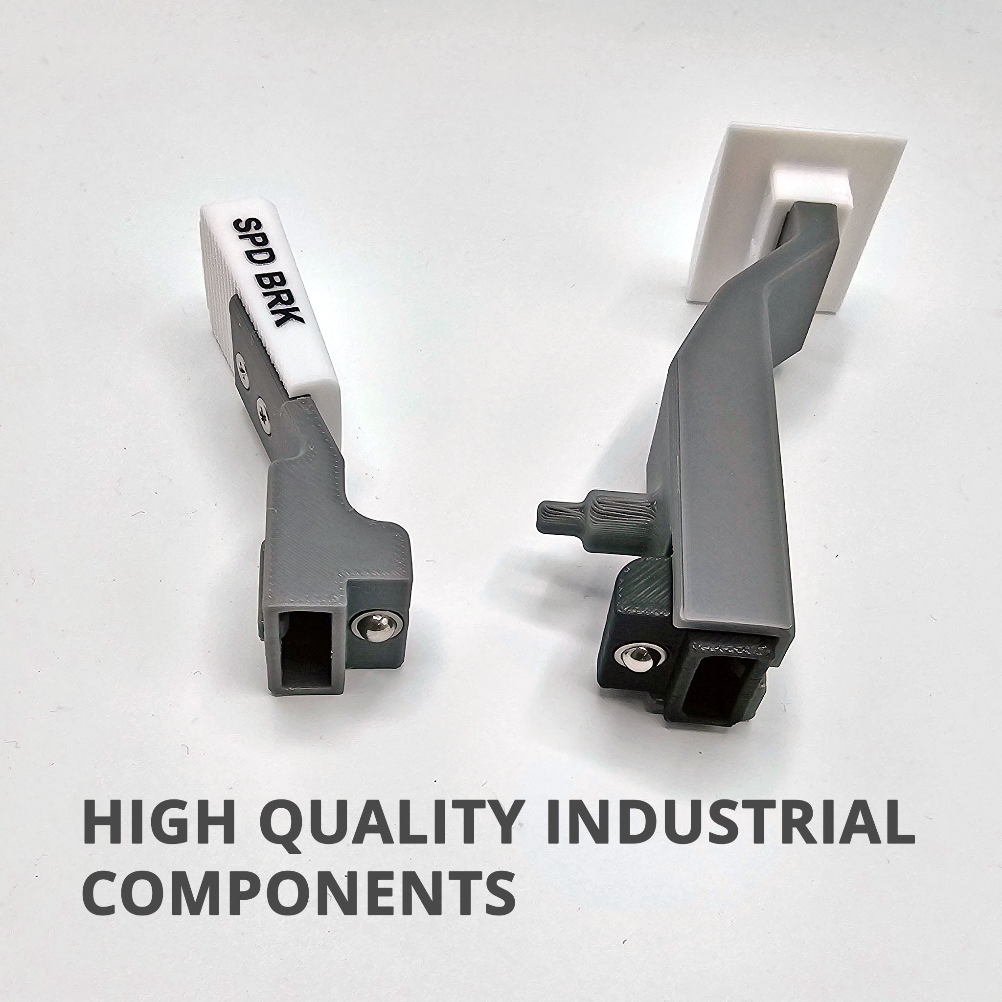 Two Prodesksim Boeing 787-8/9/10 Dual Action Detent/Spring mechanisms, featuring bolt attachments and text labels, are displayed against a light background. The text "HIGH QUALITY INDUSTRIAL COMPONENTS" is printed at the bottom, highlighting an industry-standard roller detent for enhanced durability.