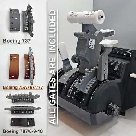 NEW! ProDeskSim Full Boeing (737/757/767/777/787-8/9/10) Advanced Full Package for Honeycomb Bravo and Flight simulator