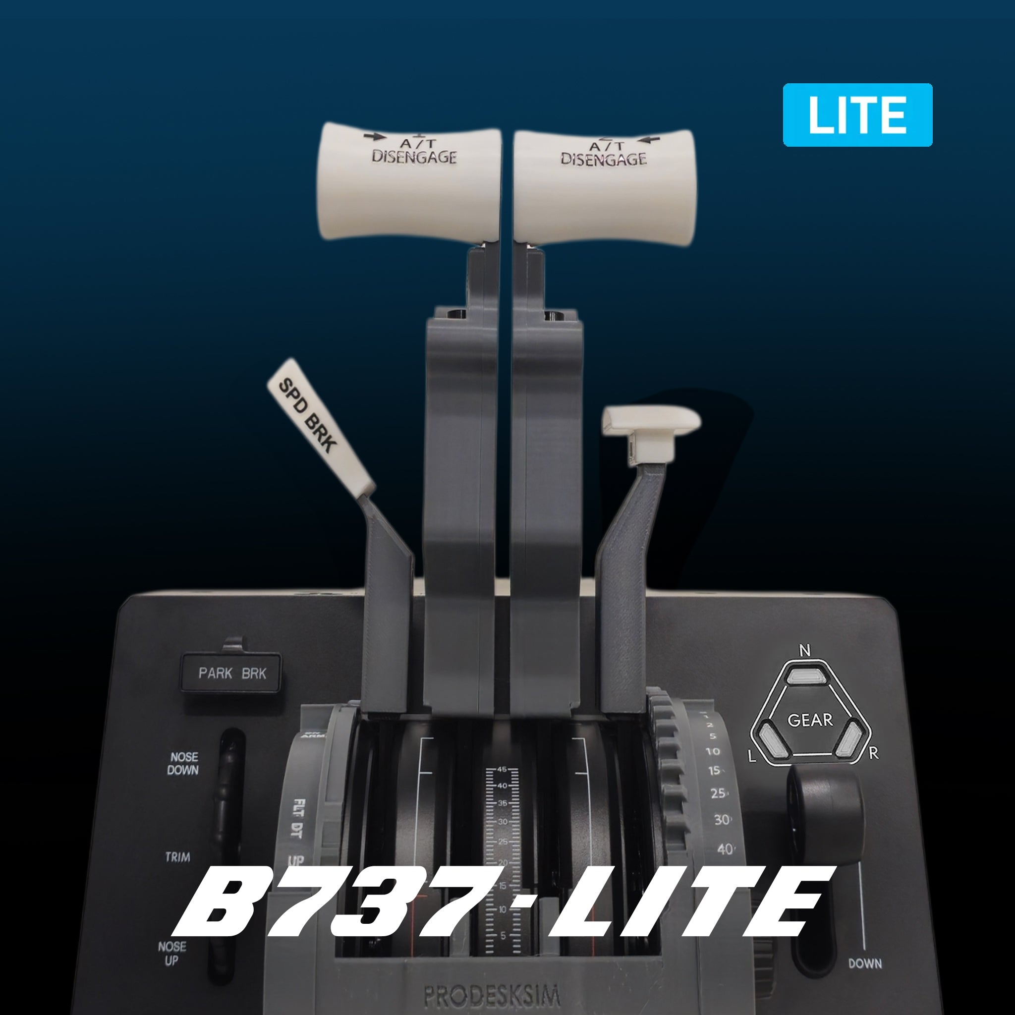 New! first and only ProDeskSim Boeing 737 Lite for the Bravo Lite thro