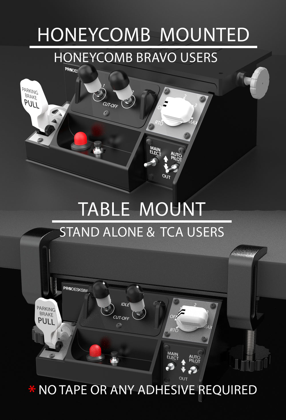 NEW! Prodesksim Stand Alone B7X7, 2 Engine Fuel Cut-off/Auto Brake/Par