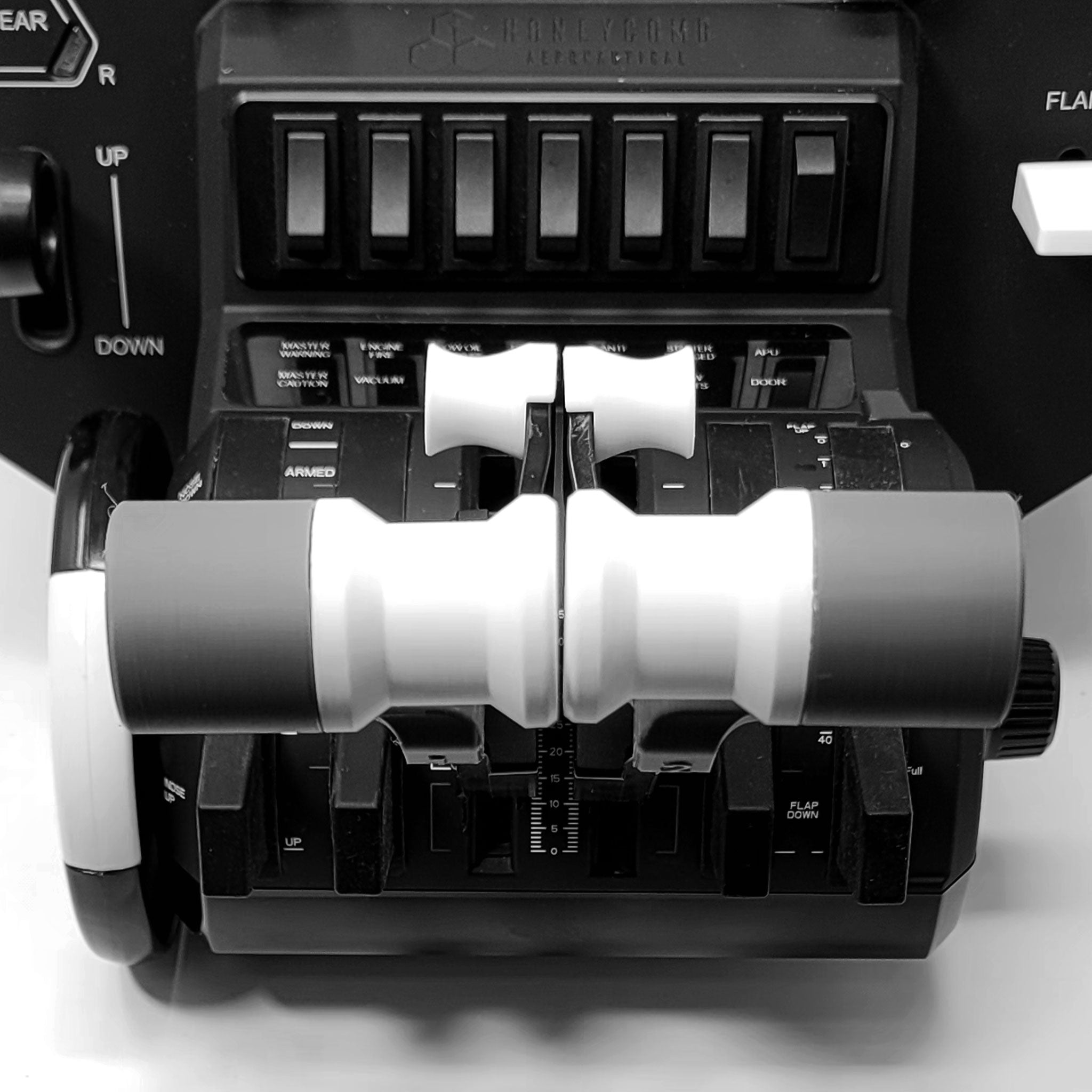 Boeing 757/767 throttle quadrant addon for Honeycomb Bravo. X-plane, FS2020  flight simulator